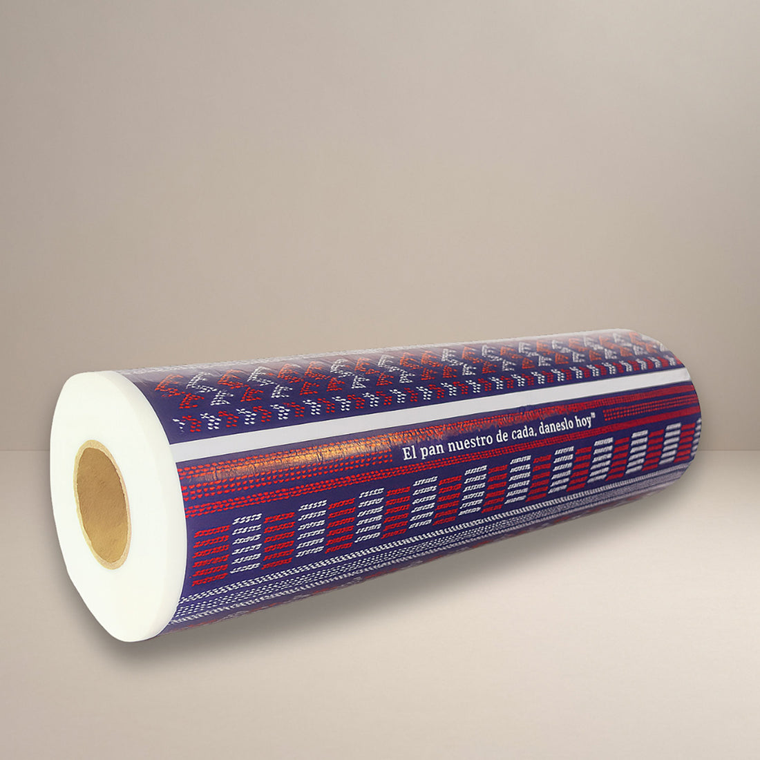 1 ROLLO DE MANTEL TIPICO MORADO/ CANTIDAD 22 LBS.