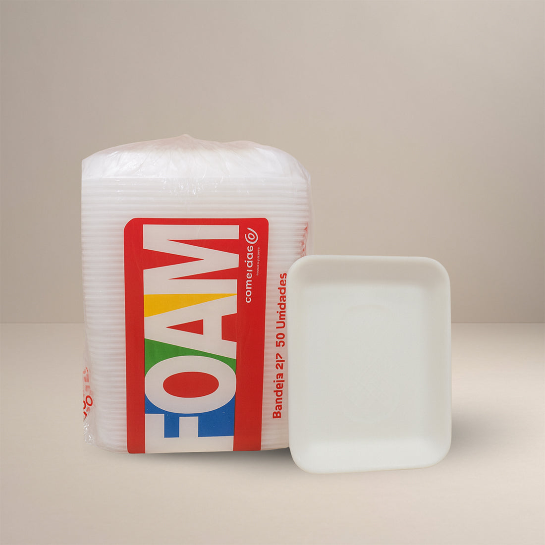 BANDEJA 02 SERVIFOAM DUROPORT / FARDO DE 500 UNIDADES