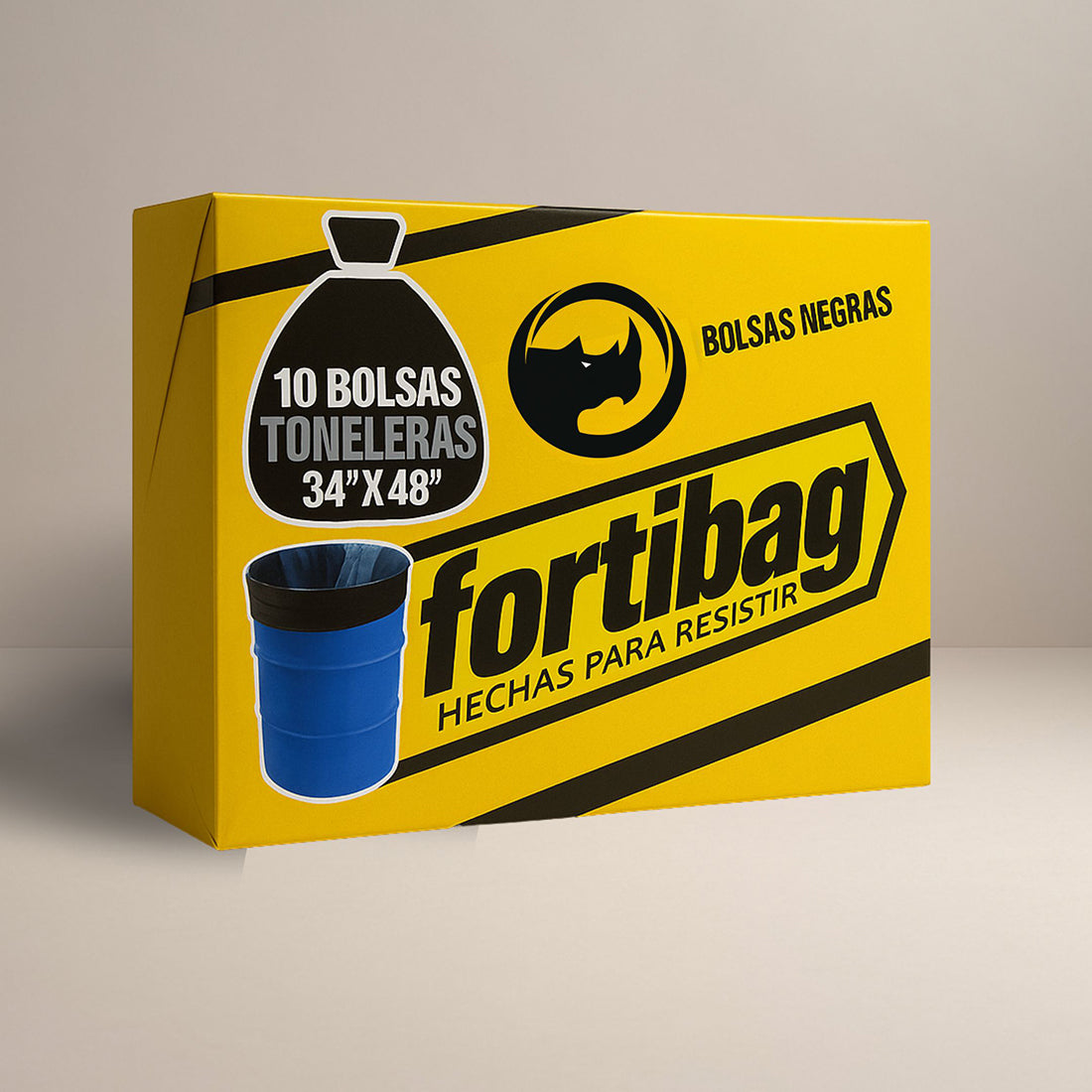 BOLSA FORTIBAG TONELERA NEGRA CAJA 01/10 / CANTIDAD 13 CAJAS