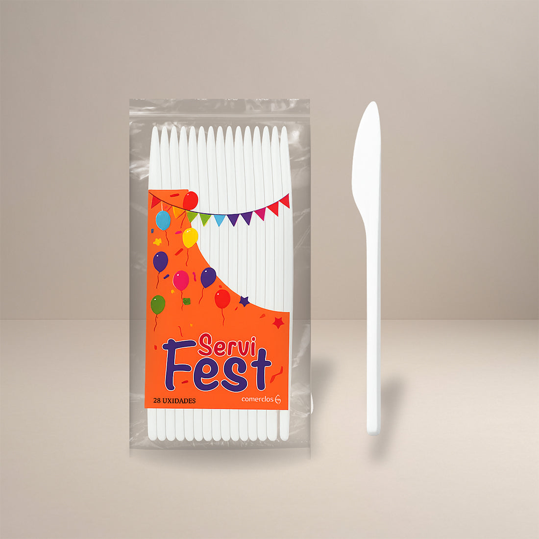 CUCHILLO SERVI FEST / CANTIDAD 1000 UNIDADES