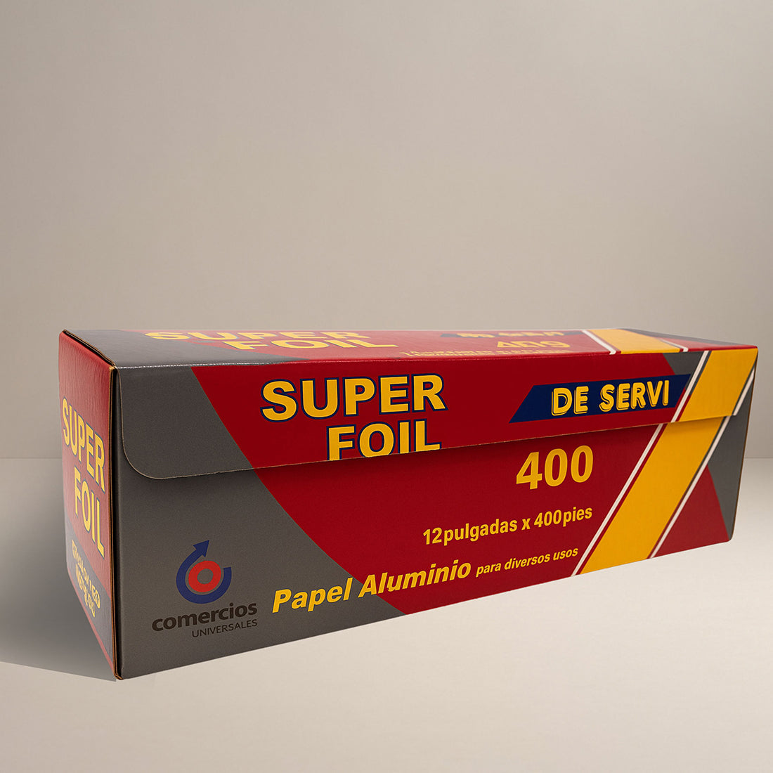 PAPEL SUPERFOIL 12 X 400/ 1 UNIDAD