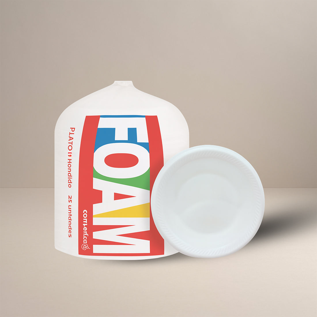 PLATO 08 HONDO SERVI FOAM DUROPORT/ 250 UNIDADES